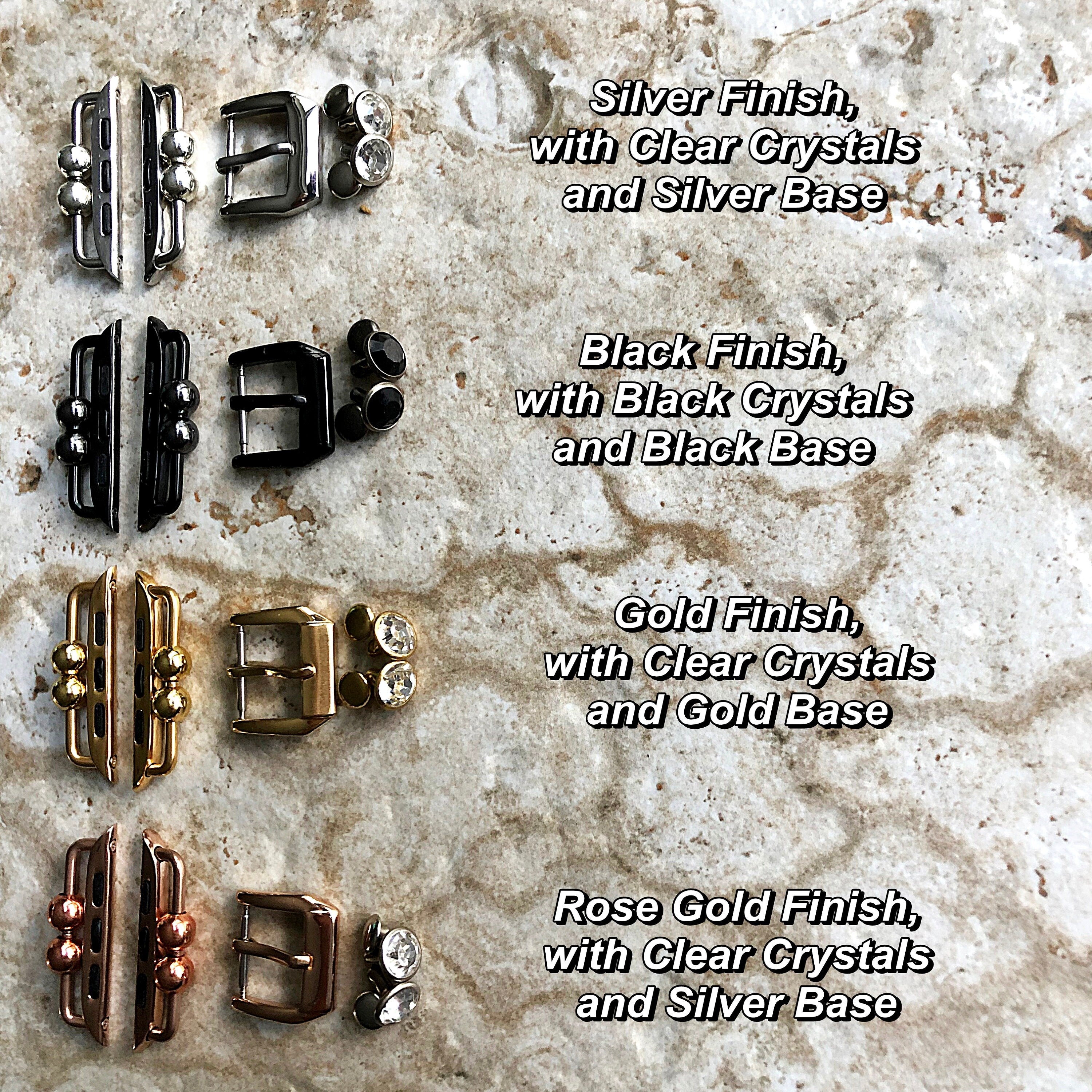 Apple Watch New Vintage Style Black Leather Band Strap Wrap Bracelet with Crystals for iWatch All Series 38mm 40mm 41mm 42mm 44mm 45mm 49mm